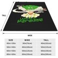 thumbnail image 2 of Throw Blankets Green Day Fleece Throw Blanket Ultra Soft Cozy Decorative Flannel Blanket for Home Bed Couch Chair Travel 80"X60", 2 of 6