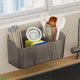 thumbnail image 1 of Organizador de almacenamiento, estante de ducha de pared, estante de baño, caja de plástico transparente para colgar cepillos de dientes, adhesivo, apto para baño, cocina, armario, ducha, bolsa de alm, 1 of 6