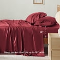 thumbnail image 3 of Juego de sábanas Bedsure, tamaño doble, rayón refrescante de bambú, 3 of 5