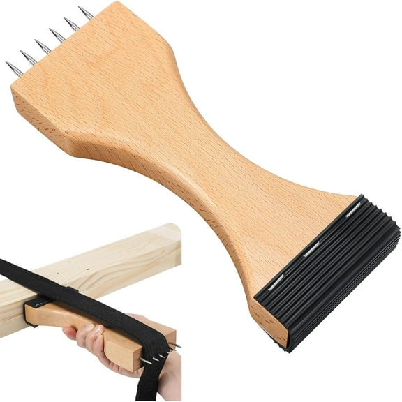 ABPETE Webbing Puller Stretcher Webbing Stretcher Upholstery Tool Webbing Stretcher Stretching Webbing Tool Handy Stretcher to Catch The Webbing Close to The Frame with Plenty of Leverage