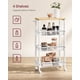 thumbnail image 3 of Carrito de almacenamiento rodante VASAGLE de 4 niveles, 22 x 45 x 77 cm, blanco, 3 of 6