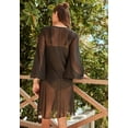 thumbnail image 2 of Swim 365 Women's Plus Size Sheer Wrap Cover-Up, 2 of 4