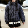 thumbnail image 2 of Jackets for Teenagers, Thick Button Long Sleeve Lace Hooded Coat, Kids Jacket, 2 of 6