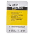 thumbnail image 5 of Niche Complete Organic Brake Pad Set for Yamaha XT250 Motorcycle MK1002666, 5 of 9