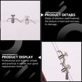 thumbnail image 2 of FESTFENDS 4 Pcs Tuners Fins en Acier Inoxydable Argent Ajusteurs Professionnels Accessoires de Réglage Précis, 2 of 7