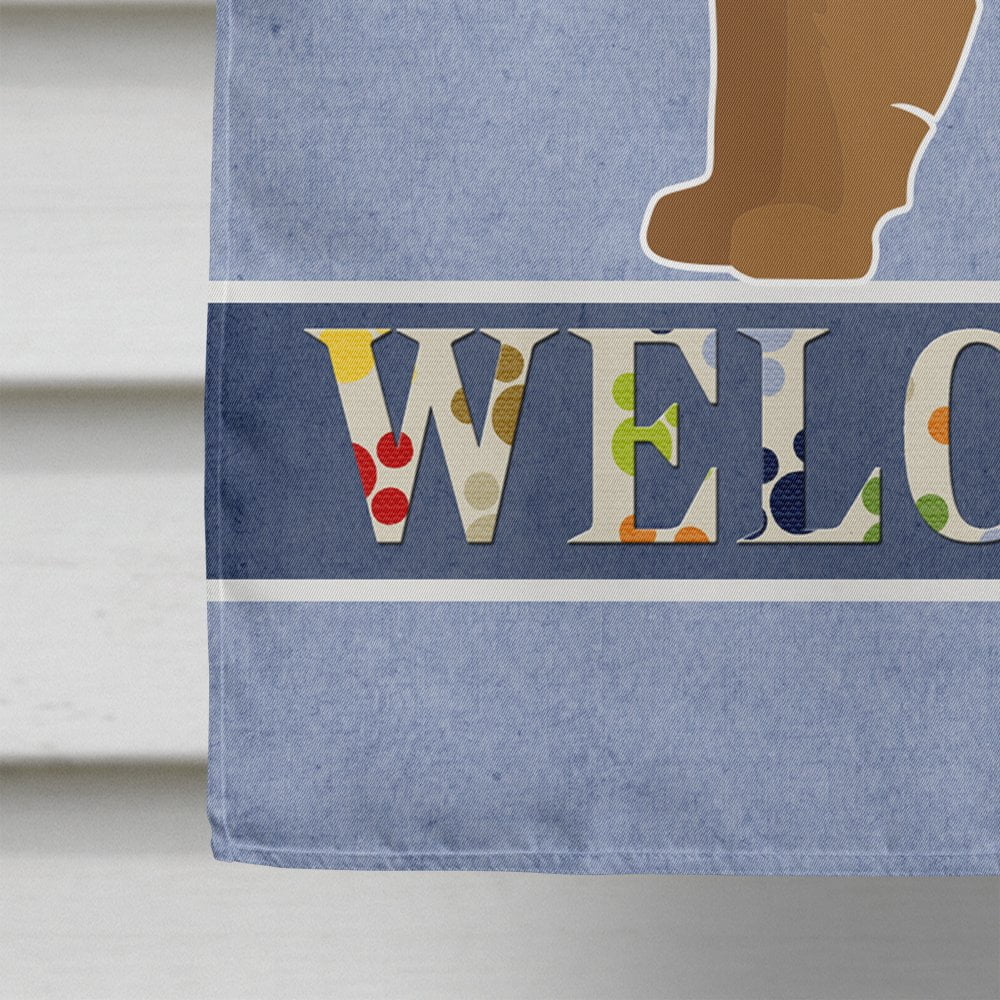 Tan Affenpinscher Welcome Flag Canvas House Size
