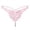 Pink, variant on Pearl Thong for Women – Low Rise Beaded Panties with Subtle Thin and Pearl