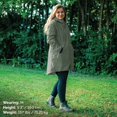 thumbnail image 5 of JAN & JUL Rain-Coat for Women, Waterproof with Pockets (Army Green, Size L), 5 of 7