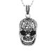 thumbnail image 1 of Collar Colgante de Cadena Cráneode Acero Inoxidable para Los Hombres, 1 of 5