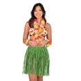 thumbnail image 2 of Beistle Adult Size Short Green Paper Grass Hula Skirt Luau Costume Accessory, One, 2 of 7
