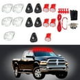 thumbnail image 1 of CCIYU 5 Pack Clear Cab Marker Clearance Light + Red T10 194 6-3020-SMD LED Bulbs w/Bases + 1 Set Wiring Pack Switch Wire Harness Replacement fit for for Ford E-150 E-250 F-250 F-350 F-450 Super Duty, 1 of 5