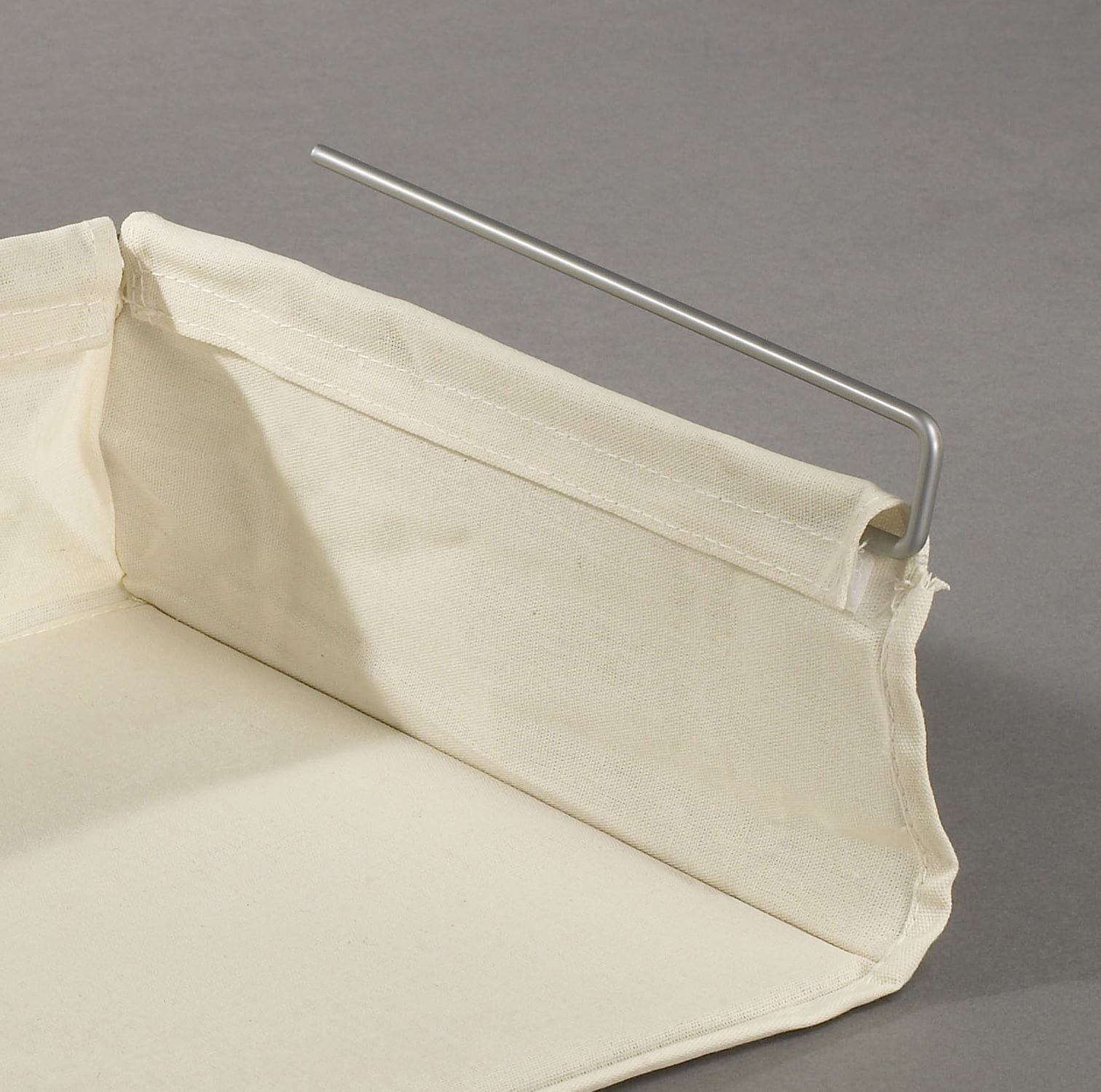 Homestyle Under Shelf Cotton Fabric Basket 12"wide x 10"deep
