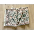 thumbnail image 3 of Fennco Styles Antique Turkish Printed with Fringe Placemats 14" W x 19" L, Set of 4 - Brown Oriental Woven Table Mats for Dining Room, Banquets, Family Gatherings, and Holidays, 3 of 6