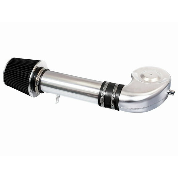 Rtunes Racing Short Ram Air Intake Kit   Filter Combo BLACK Compatible For 94-01 Dodge Ram 1500 5.2L&5.9L / 94-02 Dodge Ram 5.9L V8