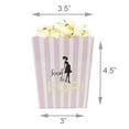 thumbnail image 5 of Soon To Pop Popcorn Candy &amp; Favor Boxes, Baby Girl, Small Size, 20 Count (Soft Pink), 5 of 5