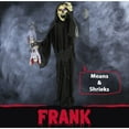 thumbnail image 4 of Haunted Hill Farm Life-Size 5.7 ft Animatronic Reaper, Indoor/Outdoor Halloween Decoration, Flashing Colorful Eyes, Poseable, Battery-Operated, HHRPR-6FLSA, 4 of 16
