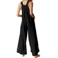 thumbnail image 3 of Pyhlmscde Womens Overalls Casual Loose Sleeveless Jumpsuit, Overalls for Women, Jumpsuits for Women, Rompers for Women, 3 of 5