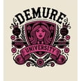 thumbnail image 5 of Demure University Adult Natural Crew Neck Short Sleeve Tee-XL, 5 of 5