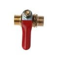 thumbnail image 2 of 1/4" BSP Lever Handle Brass Pipe Ball for Valve for Water, Oil and Gas Fluid, 2 of 6