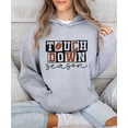 thumbnail image 6 of Touchdown Season Football Hoodie for Women and Teens Glitter Game Day, Gray Hoodie, XL, 6 of 8