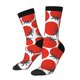 thumbnail image 1 of Fotbe Hand Drawn Tomatoes Calcetas Largas con Estampado para Hombre y Mujer – Calcetas de Compresión Transpirables y Elásticas, Viajar y Uso Diario Talla 5-11, 1 of 6