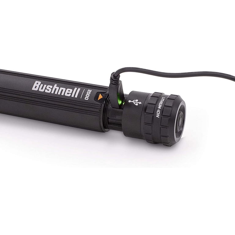 bushnell 1300 rechargeable flashlight Tactical Flashlight, 1500 Lumens, Compact LED Construction, 