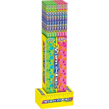 Sour Bubble Gum - The Yardstick Foreign Candy Original Sour Bubble Gum Case 1count (PACK OF 96)