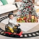 thumbnail image 3 of Costway Tren eléctrico motorizado para niños de 6 V con rieles y 6 ruedas, color negro, 3 of 4