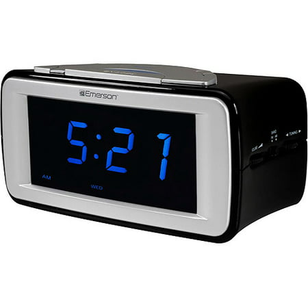 Emerson SmartSet Dual Alarm AM/FM Clock Radio With SureAlarm