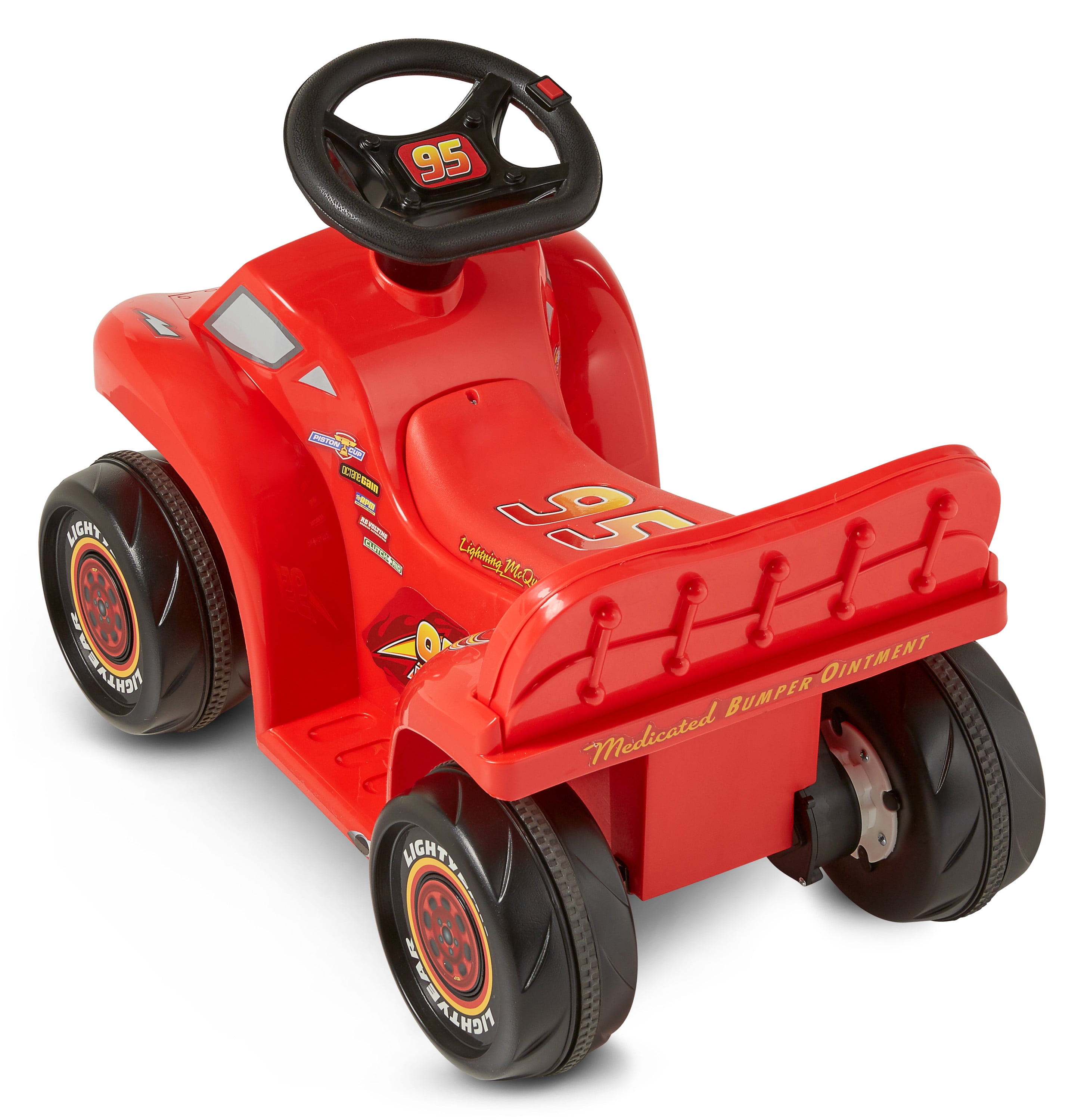 6v cars 3 lightning mcqueen quad