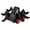 🎁 Black#352, variant on Push and Go Crawling Stunt Car Toy with Wiggling Legs Battery-Free Inertia Vehicle for Interactive Indoor Outdoor Play