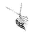 thumbnail image 2 of Collar de urna de cremación Yinane en forma de ala de corazón, 2 of 8