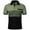 Green, variant on HOMADLES polo Shirts for Men Pique polo Color Block Lapel polo Shirt Gray 3XL
