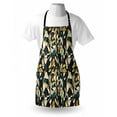 thumbnail image 3 of Abstract Apron Fractal Formless Trippy Shapes in Contrast Tones Diagonal Mosaic Style Artsy Image, Unisex Kitchen Bib Apron with Adjustable Neck for Cooking Baking Gardening, Multicolor, by Ambesonne, 3 of 3