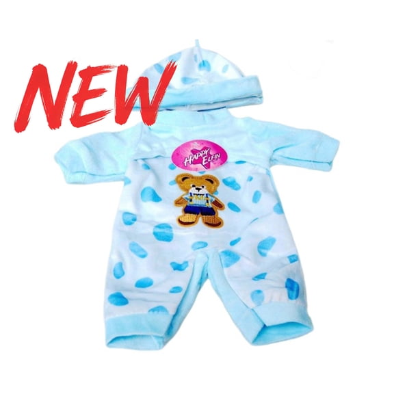 Reborn Doll Clothes for 18 inch Baby Dolls, Dolls Clothes Outfit Accessories Set for American Doll, Newborn Girl & Boy Pretend Play Christmas Birthday Gift for Toddlers 1-3 3-6, Under 10$ Dollar