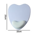 thumbnail image 2 of Ergonomic Heart-Shaped Mouse Pad, with Gel Wrist Rest Support, Non-Slip for Home Office Working, 2 of 6