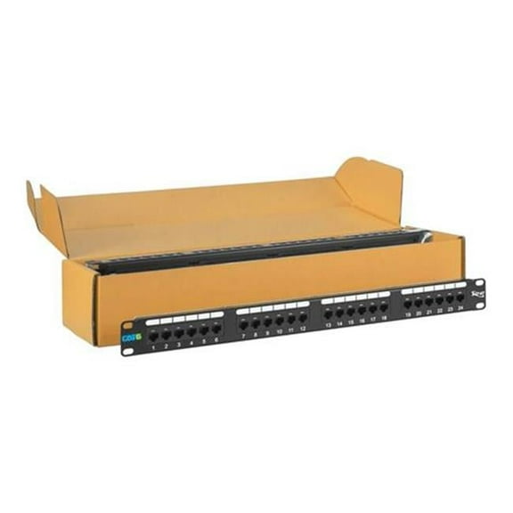 Patch Panel Cat 6 48 -port 1 Rms - Pack of 6