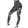 thumbnail image 3 of WILLBEST Pantalones de Yoga Con Estampado Mardi Para Mujer, Brillantes, de Cintura Alta, Largos, Para Entrenamiento, Cómodos, Elásticos, Para Correr y Gimnasio. Grande, 3 of 4