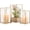 Gold, variant on Nuptio Glass Hurricane Candle Holder Lantern for Pillar Candles, Gold Lantern Centerpiece for Tables Decorative Indoor ,Set of 3
