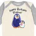 thumbnail image 4 of Inktastic Happy Birthday, Mama Cute Penguins Boys or Girls Long Sleeve Baby Bodysuit, 4 of 5