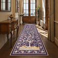 thumbnail image 6 of MJIAexp 2'x8' Boho Floral Runner Rug,Non Slip Washable Floral Hallway Runner Rug with Rubber Backing, Low Pile Faux Wool Carpet for Kitchen, Laundry, Bedroom, Entrance, 6 of 7