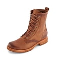 thumbnail image 1 of Botas de combate Frye Veronica para mujer, piel color caramelo 6.5US, 1 of 7