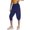Navy, variant on Audhol Capri Lounge Pants for Women, Women's Summer Short Yoga Trousers 3/4 Trousers Summer Trousers Capri Joggers for Women Lightweight Light Green L