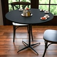 thumbnail image 3 of Emma + Oliver 36'' Round Wood Bar Table with 30'' and 42'' Columns, Black, 3 of 10