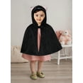 thumbnail image 4 of BemeyourBBs Little Toddler Halloween Black Cat Costume Hooded Kids Cat Cape, 4 of 9