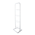 thumbnail image 2 of jinwen Indoor Basketball Rack Home Living Room Vertical Ball Storage for Volleyball White 4 Tier, 2 of 9