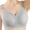 Grey, variant on Nursing Bra Wavy Breastfeeding Bras For Women Seamless Maternity Support Wireless Pregnancy Sleep Bralette Staples Bra