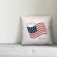 thumbnail image 2 of Creative Products God Bless America Flag 16x16 Indoor / Outdoor Pillow, 2 of 2