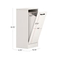 thumbnail image 4 of Mainstays Ardent Tilt-Out Laundry Hamper Cabinet, White, 4 of 14