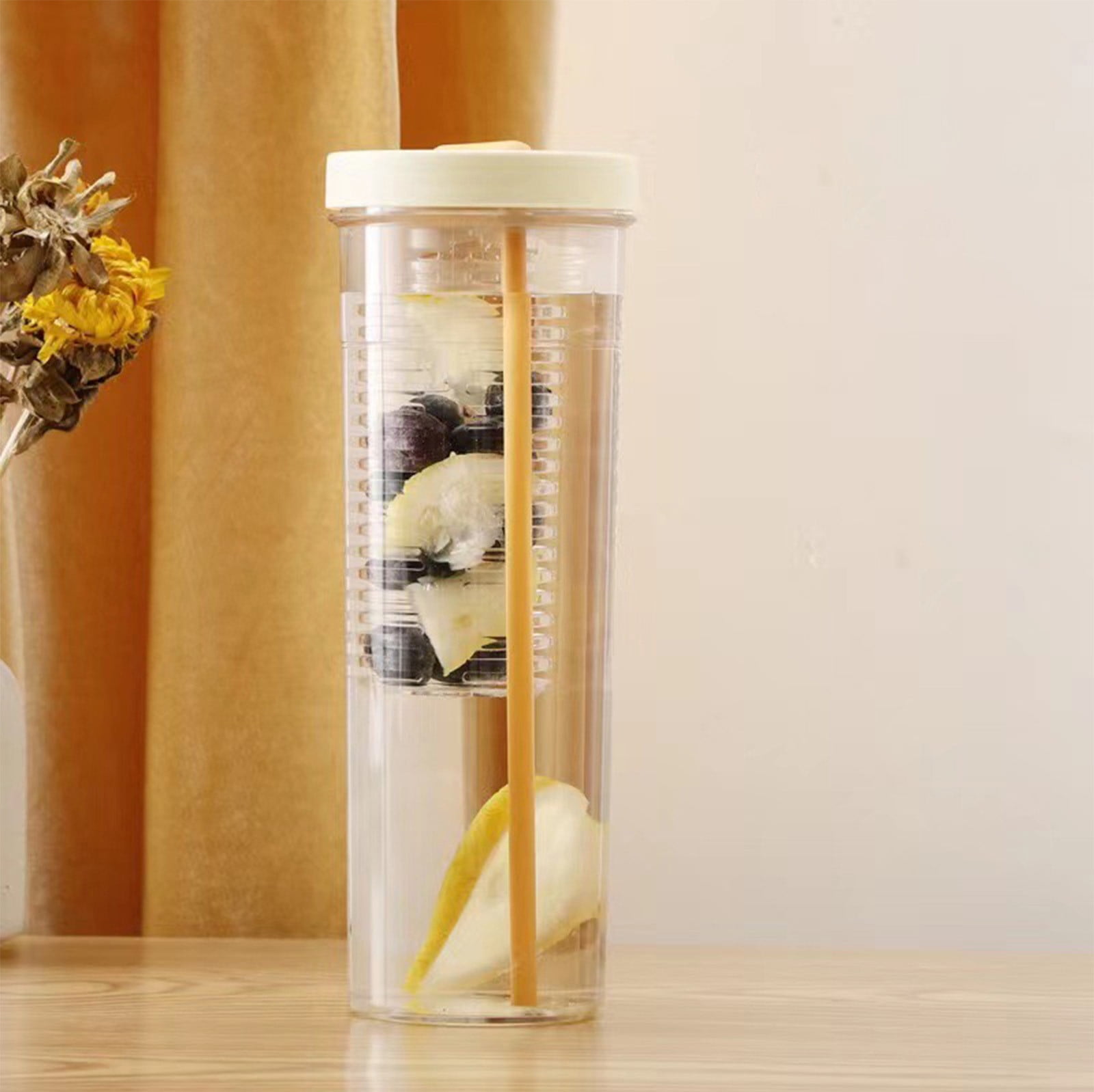 Sentmoon Prime Deals High Value Cup Folding Straw Tea Separator Water Bottle Portable Dropresistant Water Bottle Deals Flyer